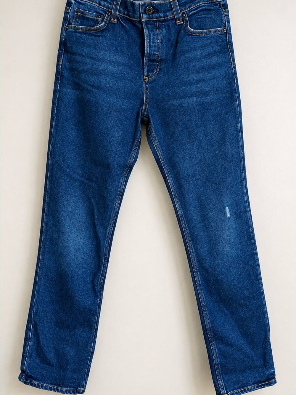 ASKK NY women Slim Straight Dark Blue Jeans